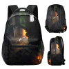 Barebag Detský / študentský batoh s potlačou celého obvodu motív Minecraft 3