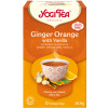 Yogi Tea® Bio Ajurvédsky Čaj zázvor, pomaranč a vanilka (17ks)