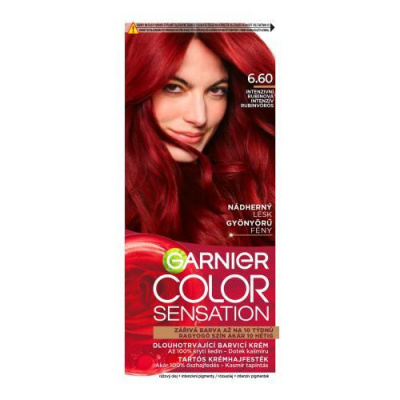 Garnier Color Sensation permanentná farba na vlasy 40 ml odtieň 6,60 intense ruby pre ženy