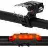 LED PREDNÉ SVETLO NA USB, SILNÉ ZADNÉ, SADA RIADIDIEL NA BICYKEL, SVETLO