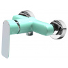 BELAGGIO RIO GREEN 4145G Sprchová vodovodná batéria bez príslušenstva, CHROM/ZELENÁ, rozstup 150mm RI4145G