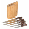 Sada nožov G21 Gourmet Timber 5 ks + bambusový blok