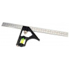 Uholník stolársky 30 cm s vodováhou, XL-TOOLS