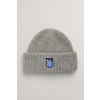 ČAPICA GANT ALPINE BADGE BEANIE GREY MELANGE