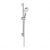 Hansgrohe Crometta, Vario sprchová súprava so sprchovou tyčou 65 cm, biela/chrómová, HAN-26532400