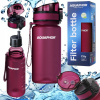 Filtračná fľaša Aquaphor City 0,35 l červená
