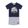 DIRKJE Set 2dielny kr. nohavice 74 Navy+White+Stripe