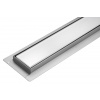 Lineárny kúpeľňový žľab Biele Sklo 70 cm WET&DRY