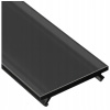 Čierny difúzor 2m pre profily A, B, C, D, G, H, Y, Z, W, J Lumines PMMA Basic