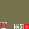 TIKKURILA® FEELINGS FURNITURE PAINT Barva akrylátová, na dřevo a nábytek v interiéru Barva (odstín): TVT N451 Hummock, Velikost balení: 3 l, Stupeň lesku: polomat