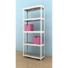 Regál Futur 1800x750x350/5, bílá, 350kg/pol.