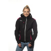 MAXX – NF 2776 Dámska soft-shell bunda čierno-fialová XS