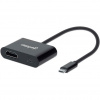 Manhattan 153416 USB grafický adaptér Čierna (153416)