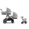 CYBEX Gazelle S + Gazelle S Cot S Twin Set stone grey 2025