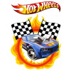 CUKROVÁ TLAČ jedlý obrázok na tortu Cukrová hmota HOT WHEELS AUTÁ AUTO + TEXT 6