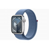 Apple Watch S9/45mm/Silver/Sport Band/Winter Blue