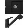 Set Schock S17-2 (dřez Manhattan D-100 Onyx + baterie Cosmo.120 Onyx)