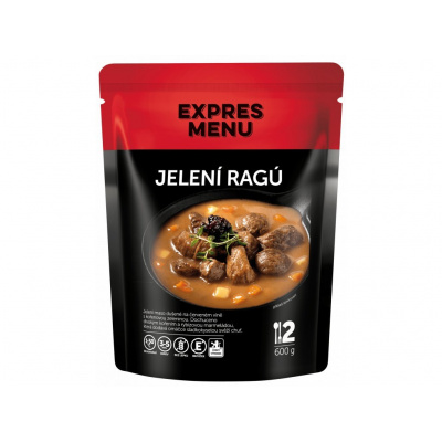 Jedlo EXPRES MENU jelenie Ragú 2 porcie 600g