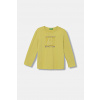 Detské tričko s dlhým rukávom United Colors of Benetton žltá farba, s potlačou, 3I1XG10JZ 3I1XG10JZ.P.seasonal 104