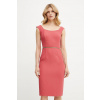 Šaty Marciano Guess VITTORIA ružová farba, midi, priliehavé, 5GGK12 7300A 5GGK12.7300A 42