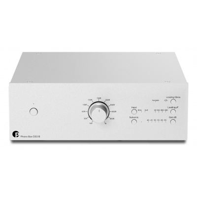 Pro-Ject Phono Box DS3 B - Plně symetrický gramofonový předzesilovač, stříbrný