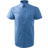 Malfini Shirt short sleeve Pánska košeľa 207 nebesky modrá XXXL