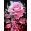 Diamantové maľovanie Norimpex 40x30 cm Ružový sen