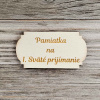 Štítok - Pamiatka na 1. sväté prijímanie - 5cm