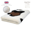 DRYBED Premium Vet Bed Kravie škvrny čierna + hnedá 150 x 100 cm