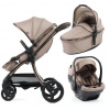 Babystyle Egg 3 3v1 Houndstooth Almond 4v1 Hlboká vanička Autosedačka (vajíčko)