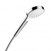 Hansgrohe Croma Select S - Ručná sprcha 110, EcoSmart 9 l/min, biela/chróm 26805400