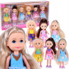 Rozkošné mini bábiky na hranie 12 cm, 6 ks (BÁBIKA BÁBIKA PRE MALÚ PRINCEZNÚ 6 kusov)