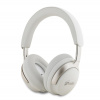 Guess PU Leather Script Logo ANC/ENC bezdrôtové slúchadlá White