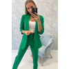 Elegantná súprava - zelená (Dámsky komplet s nohavicami)