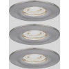Paulmann 94301 EBL Nova mini Coin LED vstavané svetlo sada 3 ks 4 W železo; 94301