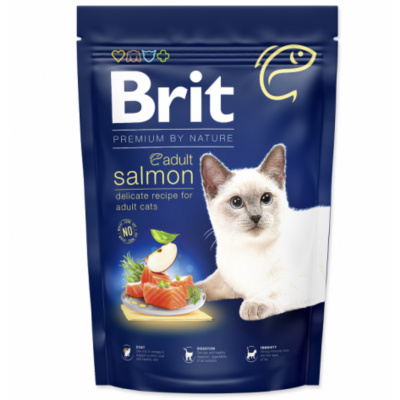 Brit PREMIUM BY NATURE adult cat salmon losos 1,5kg
