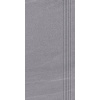 Nowa Gala Stonehenge Dark grey SH 13 schodnica lappato 29,7 x 59,7 cm