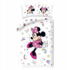 Posteľné obliečky - Posteľná súprava Halantex MN-020BL 140 x 200 cm viacfarebná (140x200 Bavlnené obliečky MINNIE MOUSE MN-020BL)