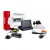 Asistenty parkovania TFT02 4,3 s kamerou HD-305-LED 4-senzorové, strieborné Amio