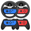 Joycon Grip & Wheel 4 in 1 - Black (SWITCH)