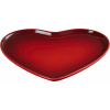 Servírovací tanier Heart 32 cm višňový
