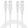 Sada káblov USB typ C – Apple Lightning Spigen