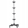 SucceBuy Stojan na pneumatiky 116CM pre 4 pneumatiky Nosnosť 100 kg So 4 kolieskami na garáž