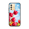Kryt TopQ Vivo V23 5G silikón Tulips 72818