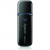 Apacer USB flash disk, 3.0, 32GB, AH355, čierny, AP32GAH355B-1, s krytkou