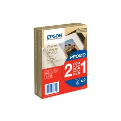 Epson Premium Glossy Photo Paper, (S042167), 10×15cm (bal=2 x 40ks)