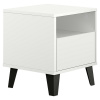 Kondela Nočný stolík, biela, BOGAN NEW 1S