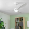 Stropný ventilátor s LED svetlom a 3 ABS lopatkami Flaled InnovaGoods Biela 36 W 52