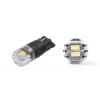 CARCLEVER LED T10 biela, 12V, 4LED 2835SMD