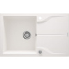 Deante Andante Flush granitový drez 78x49 cm biela ZQN_A11F